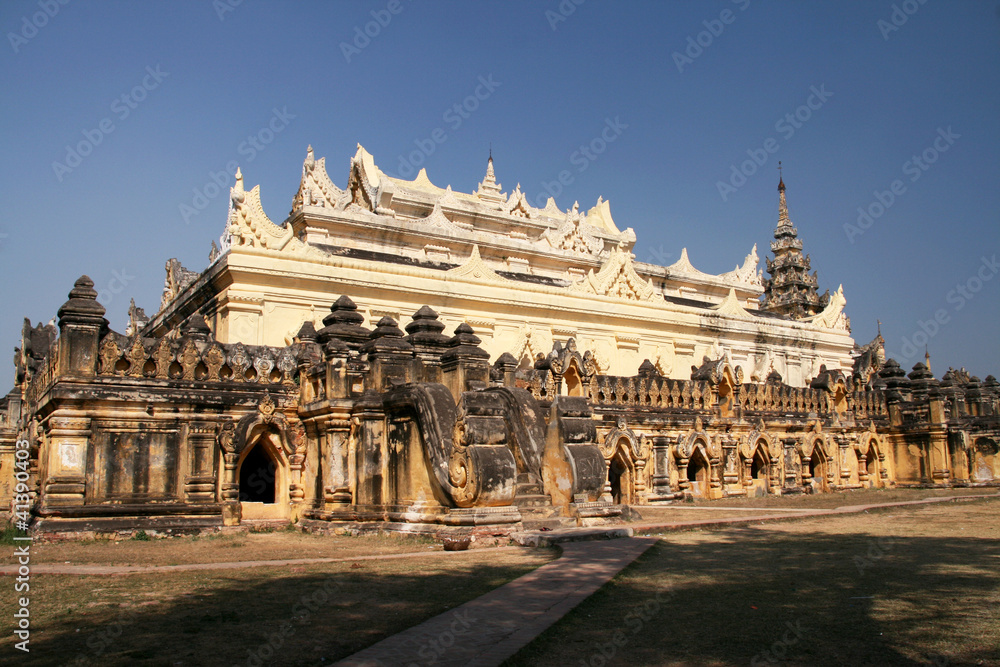 Maha Aungmye Kyaung in Inwa,Myanmar Maha Aungmye Kyaung in Inwa,Myanmar