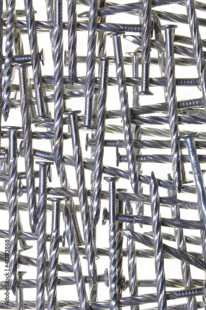 Swirl steel nails, basic element of construction Swirl steel nails, basic element of construction