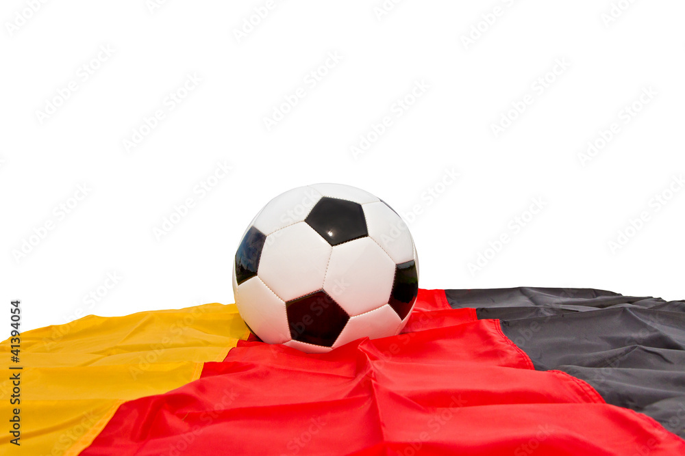 Deutschland Bulldogge Fußball Fahne – 1,50 X 0,90 M, Wetterfest Mit 2 Ösen