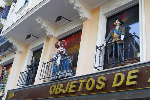 Rock colorful figures of notable grandee king