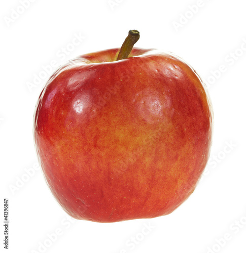 Photography Jazz apple on white background