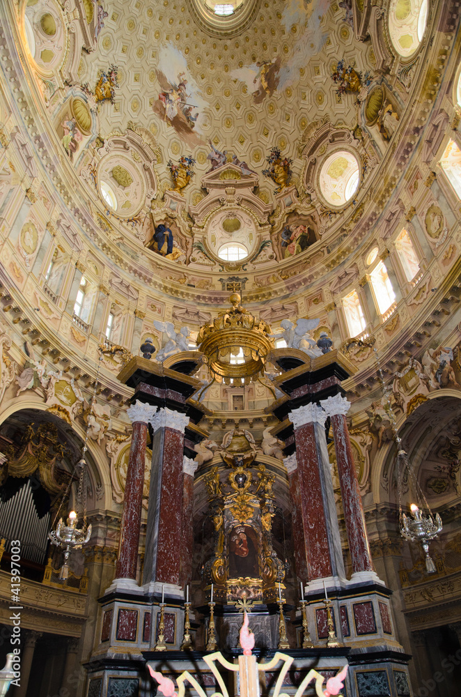 Tempietto e Volta del Santuario di Vicoforte (Cn)