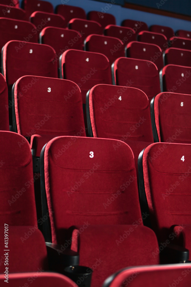 Obraz premium Empty cinema hall