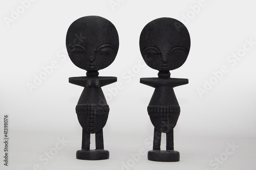 Canvastavla statua fertilità africana