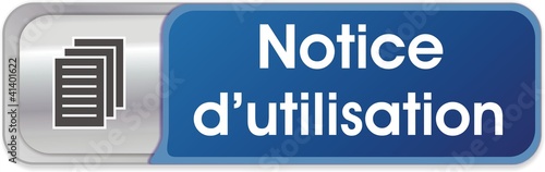 bouton notice d'utilisation