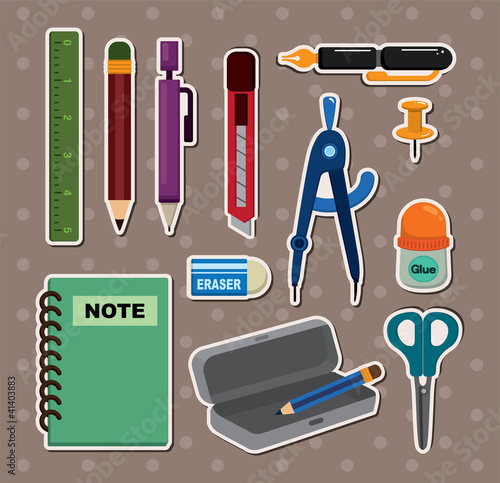 stationery stickers