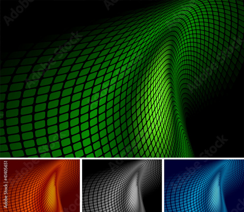 perspective dark dotted backgrounds