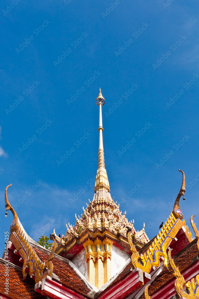 roof of thai temple