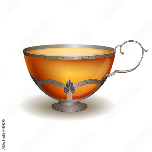 Vector cup of tea