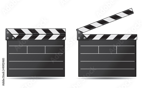 Movie clapper board