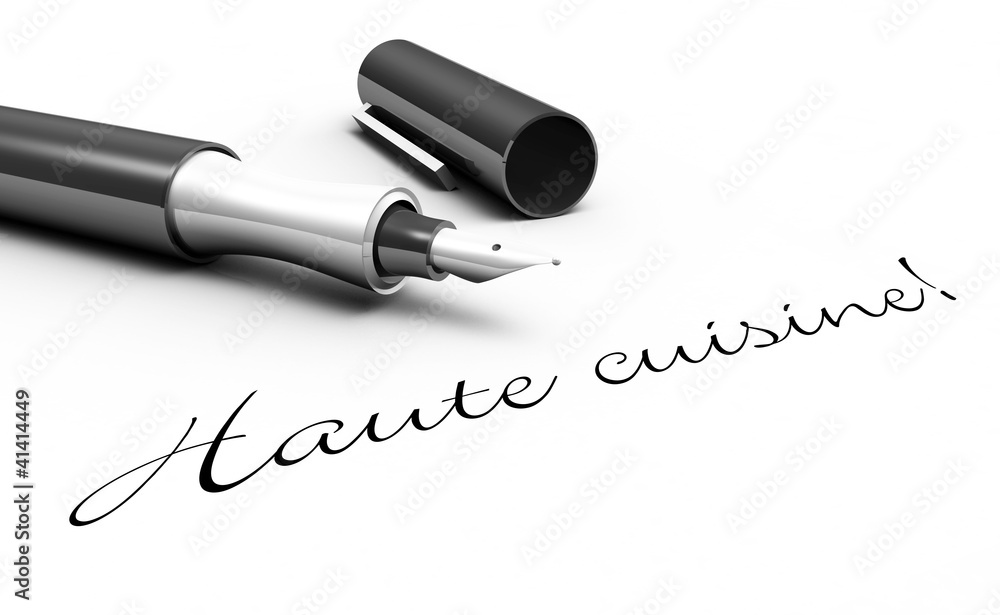 Haute cuisine! - Stift Konzept