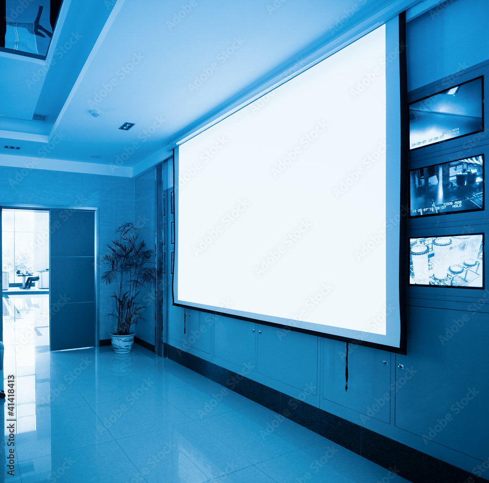 projection screen in meeting room projection screen in meeting room