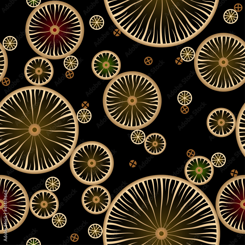 Vector seamless repeating pattern with circles of different size Vector seamless repeating pattern with circles of different size