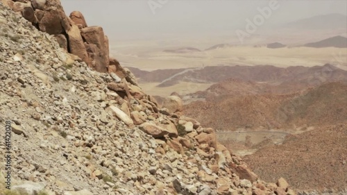 Mountain in desert baja california