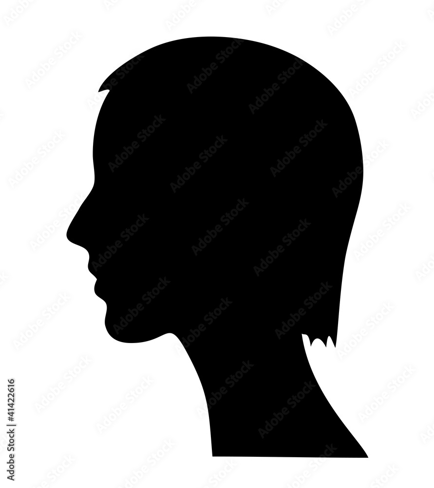 Vector woman silhouette