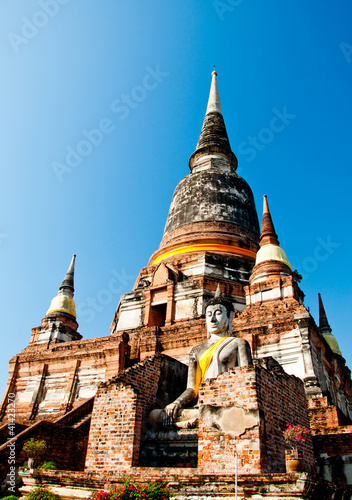 The Big stupa of wat yaichaimongkon at ayuttaya province,Thailan