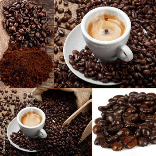 Fototapeta Naklejka Na Ścianę i Meble -  Espresso collage