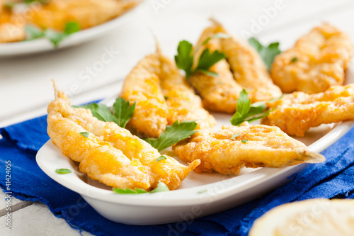 Fried Anchovies with Parsley and Lemon