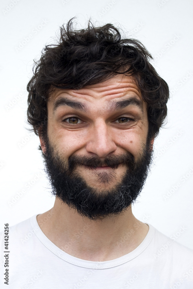 Portrait of man with the beard Portrait of man with the beard