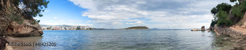 panorama of Megaluf in spring, Spain