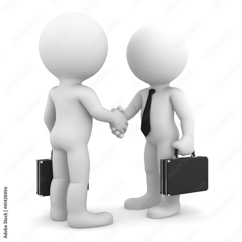 Business colleagues shaking hands Business colleagues shaking hands