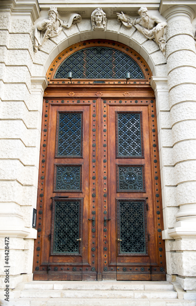 Ancient wooden door design Ancient wooden door design