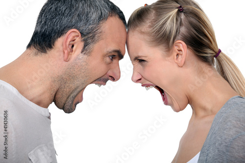 angry couple