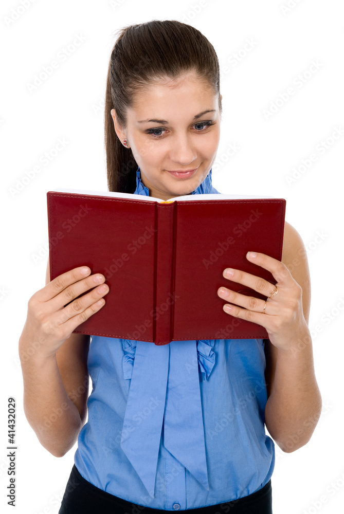 beautiful girl with the book in a hand beautiful girl with the book in a hand