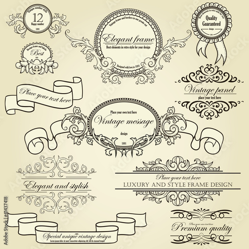 Set of design elements