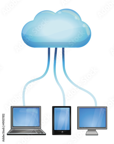 cloud computing concept
