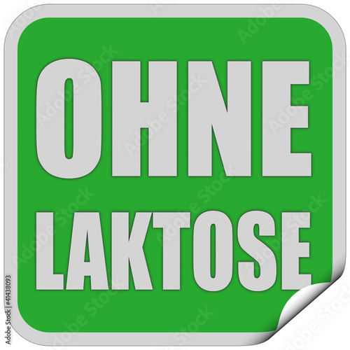 Sticker grün quad cu OHNE LAKTOSE