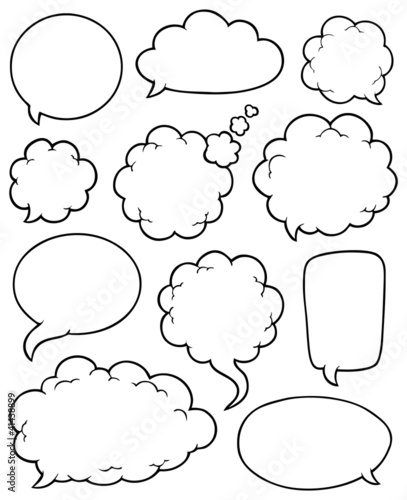 Comics bubbles collection 4