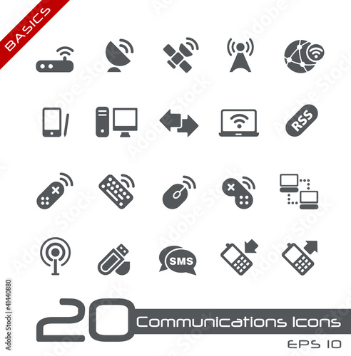 Wireless Communications Icons // Basics