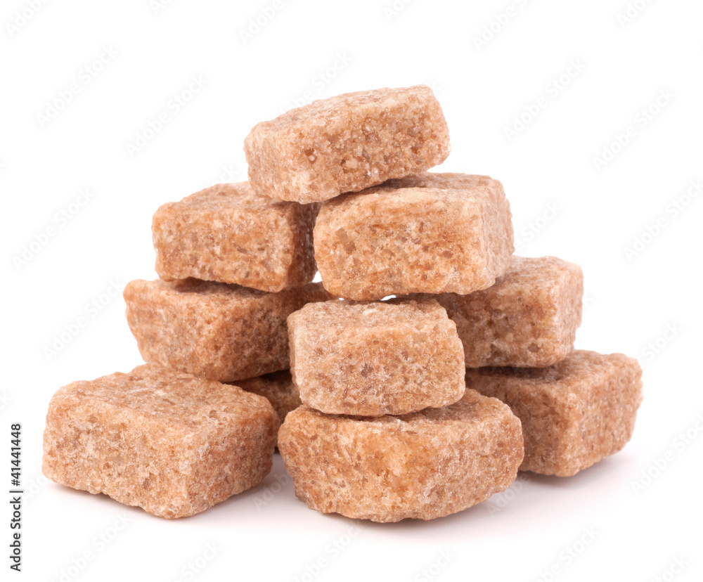 Lump brown cane sugar cubes Lump brown cane sugar cubes