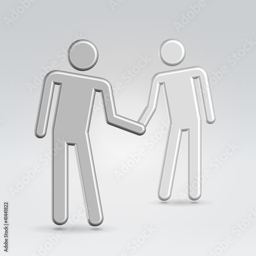 Shaking hand business concept