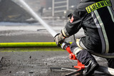 Feuerwehrmann im Einsatz