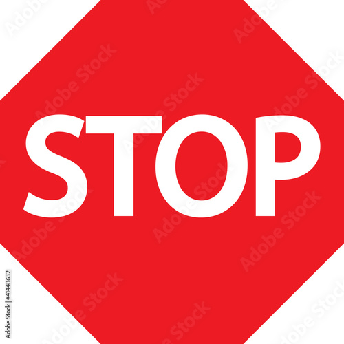 Road sign "Movement without stopping is forbidden"