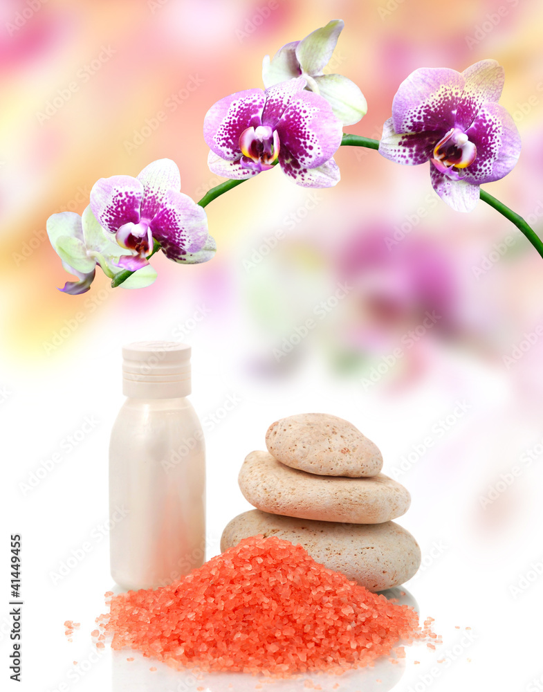 Spa treatment and flower Spa treatment and flower