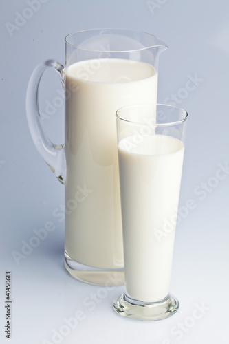 Milchkrug. Gesunde Ernährung