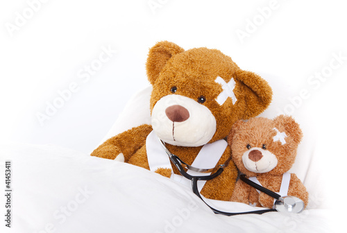 Bild auf Leinwand krankenbett