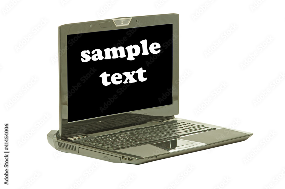 Sample text on screen Sample text on screen