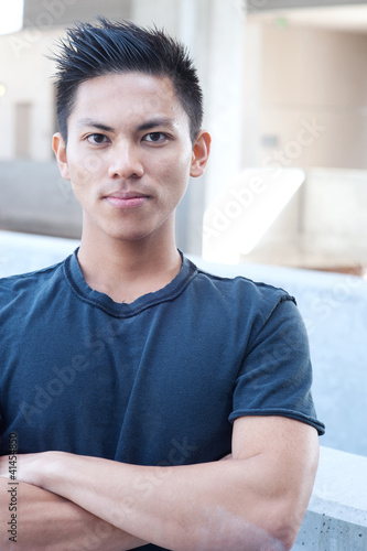 portrait of a young asian male