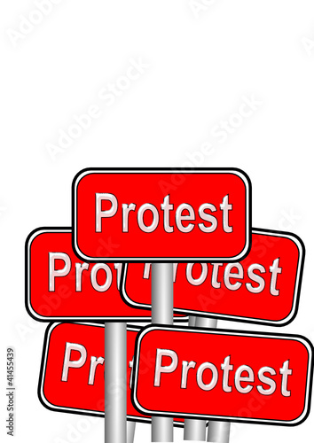 Schilder Protest