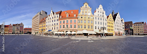 Market square, Wroclaw, Poland - Stitched Panorama