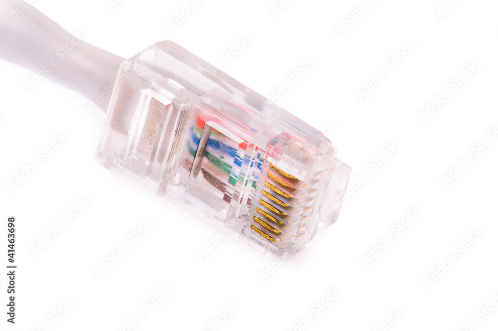 Electronic connector on the cable Electronic connector on the cable