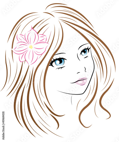 Face of a woman