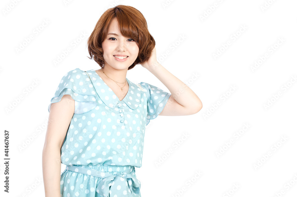 Beautiful young woman. Portrait of asian woman. Beautiful young woman. Portrait of asian woman.