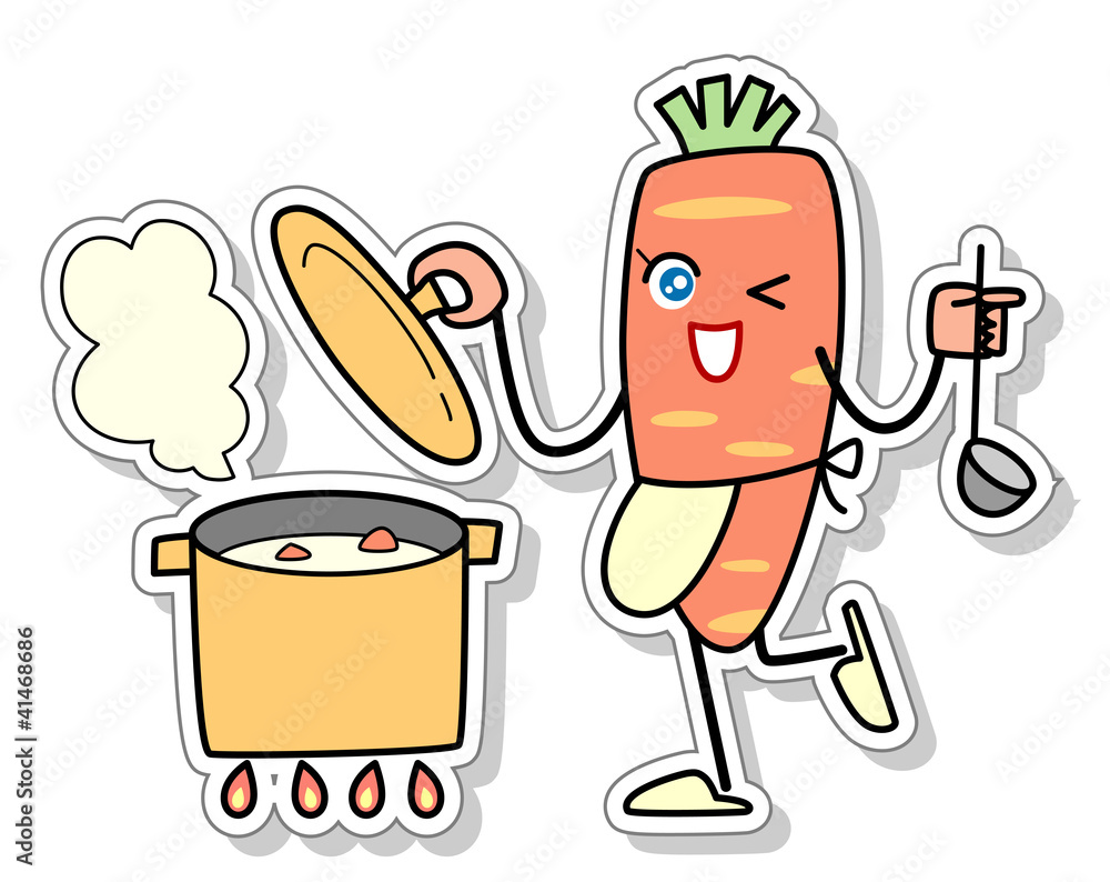 人参のキャラクター Stock ベクター Adobe Stock