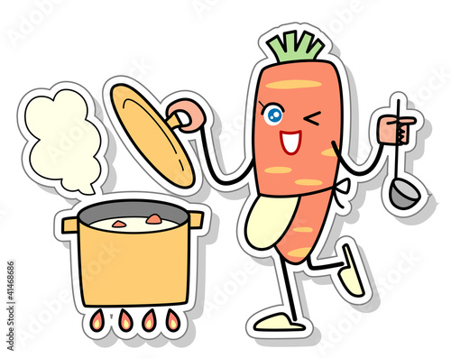 人参のキャラクター Stock ベクター Adobe Stock