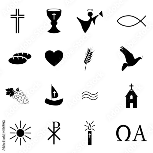 16 Religiöse Symbole